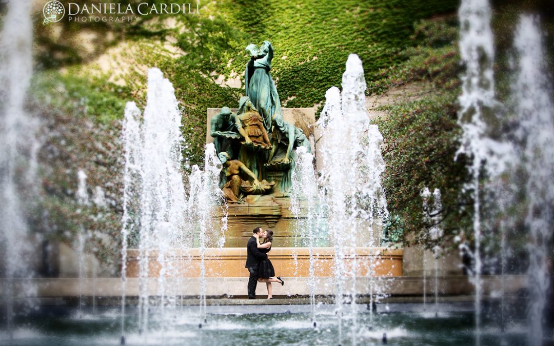 Downtown Chicago Engagement Session _ Denise and Mike