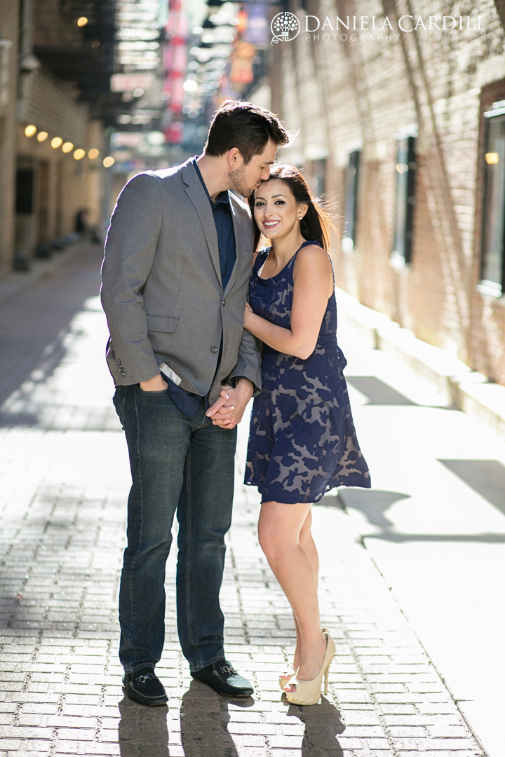 Chicago theater Engagement Photography Session