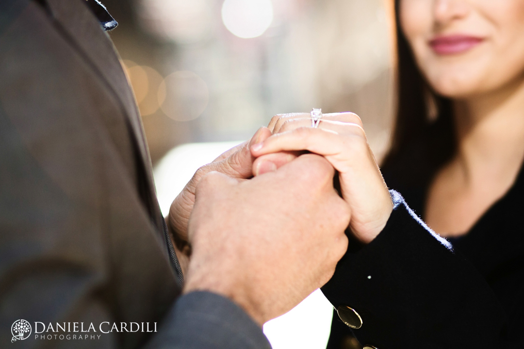 Chicago theater Engagement Photography Session
